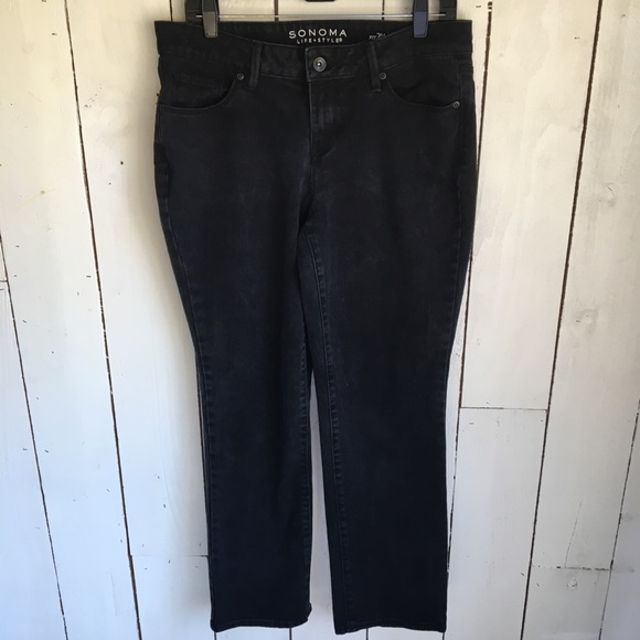Sonoma Black Mid Rise Jeans - Picture 4 of 8